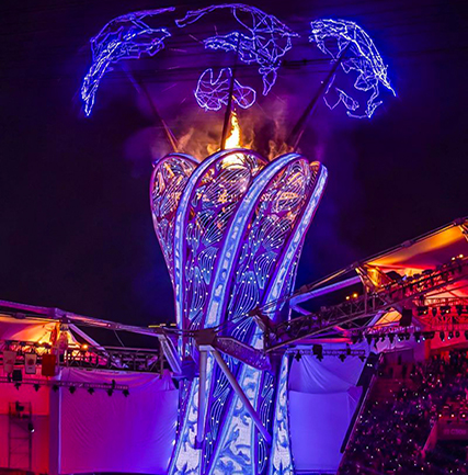 第七届世界军人运动会火炬塔项目